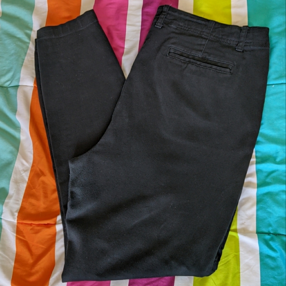 High Waisted Black 5 Pocket Skinny Jeans